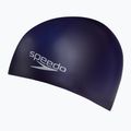 Speedo Plain Moulded Silicone Junior vaikiška plaukimo kepuraitė tamsiai mėlyna 8-709900011 2