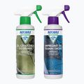 Batų priežiūros rinkinys Nikwax Footwear Cleaning Gel + Medžiaga ir oda 2 x 300 ml