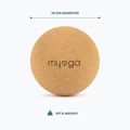 Masažo kamuolys Myga brown 8