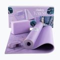 Joga rinkinys Myga Chakra Yoga Set mat + block + purple strap 3