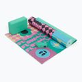 Jogos rinkinys Myga Spirit Yoga Set mat + block + turquoise strap
