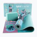 Jogos rinkinys Myga Spirit Yoga Set mat + block + turquoise strap 11