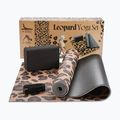 Jogos reikmenų rinkinys Myga Leopard Yoga Set brown