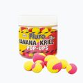 Dynamite Baits Fluoro Pop Up 2 Tone Krill & Banana Geltonai raudoni karpių plūdės rutuliukai ADY04060605