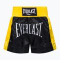 Everlast Muay Thai treniruočių šortai juodai auksiniai EM6