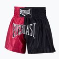 Everlast Muay Thai vyrų treniruočių šortai juodi/raudoni EMT7