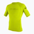 Vyriški plaukimo marškinėliai O'Neill Basic Skins Rash Guard lime