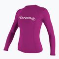 O'Neill Basic Skins moteriški maudymosi marškinėliai rožinės spalvos 3549