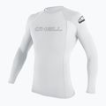 Vaikų plaukimo ilgomis rankovėmis "O'Neill Youth Basic Skins Rash Guard" balta