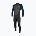 Moteriškas plaukimo hidrokostiumas O'Neill Youth Reactor-2 3/2 mm Back Zip Full black/slate