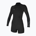 Moteriškas plaukimo kostiumas O'Neill Bahia 2/1 mm Back Zip Spring black/black/black