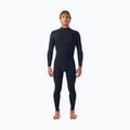 Vyriškas plaukimo kostiumas O'Neill Hyperfreak 5/4+ mm Chest Zip Full black/black