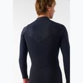Vyriškas plaukimo kostiumas O'Neill Hyperfreak 5/4+ mm Chest Zip Full black/black 7