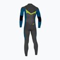 Vaikiškas plaukimo hidrokostiumas O'Neill Youth Ninja 4/3 Chest Zip Full black/ ultrablue/ dayglo 2