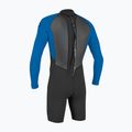 Vaikiškas plaukimo hidrokostiumas O'Neill Youth Reactor-2 2mm Back Zip LS Spring black/ocean 2