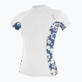 Moteriški maudymosi marškinėliai O'Neill Side Print Rash Guard white 5405S