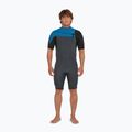 Vyriškas hidrokostiumas O'Neill Hammer 2mm Chest Zip SS Spring graphite/black/ocean 3