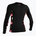 Moteriški plaukimo marškinėliai ilgomis rankovėmis O'Neill Side Print Rash Guard black/bluemchen 2