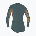 Moteriškas plaukimo hidrokostiumas O'Neill Bahia 2/1 Front Zip Short Spring shade/ arta geo/ shade 2