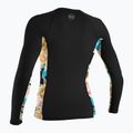Moteriški plaukimo marškinėliai ilgomis rankovėmis O'Neill Side Print Rash Guard black/mikah floral 2