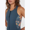 Moteriškas plaukimo hidrokostiumas O'Neill Bahia 1.5mm Front Zip copen blue/painted tropics/copen blue 3