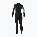 Moteriškas plaukimo hidrokostiumas O'Neill Bahia 3/2 Back Zip Full black/mikah floral/black 2
