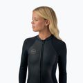 Moteriškas plaukimo kostiumas O'Neill Bahia 2/1 mm Front Zip Short Spring glide black/black 6