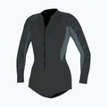 Moteriškas plaukimo kostiumas O'Neill Bahia 2/1 mm Front Zip Short Spring tempered steel/shade