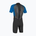 Vyriškas plaukimo kostiumas O'Neill Reactor-2 2mm Back Zip SS Spring HJ5 black/ocean 2