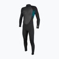 Vyriškas plaukimo kostiumas O'Neill Reactor-2 3/2 Back Zip Full HJ5 black/tide pool
