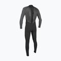 Vyriškas plaukimo kostiumas O'Neill Reactor-2 3/2 mm Back Zip Full black/graphite 2
