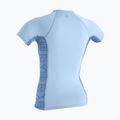 Moteriški plaukimo marškinėliai O'Neill Hyperfreak Skins Rash Guard chambray blue/surf abstract 2
