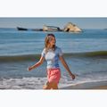 Moteriški plaukimo marškinėliai O'Neill Hyperfreak Skins Rash Guard chambray blue/surf abstract 4