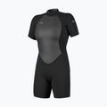 Moteriškas plaukimo kostiumas O'Neill Reactor-2 2mm Back Zip SS Spring IS7 black/black