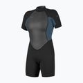 Moteriškas plaukimo kostiumas O'Neill Reactor-2 2mm Back Zip SS Spring IS7 black/copen blue