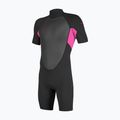 Vaikiškas plaukimo kostiumas O'Neill Youth Reactor-2 2mm Back Zip SS Spring black/berry