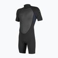 Vaikiškas plaukimo kostiumas O'Neill Youth Reactor-2 2mm Back Zip SS Spring black/slate