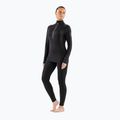 Moteriški termoaktyvūs marškinėliai su užtrauktuku Surfanic Cozy Zip Neck juodi 2