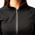 Moteriški termoaktyvūs marškinėliai su užtrauktuku Surfanic Cozy Zip Neck juodi 6