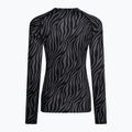 Moteriški termoaktyvūs marškinėliai Surfanic Cozy Limited Edition Crew Neck black zebra 5