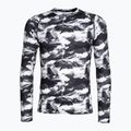 Vyriški termoaktyvūs marškinėliai ilgomis rankovėmis Surfanic Bodyfit Limited Edition Crew Neck white out print 4