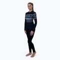 Moteriški termoaktyvūs marškinėliai Surfanic Cozy Limited Edition Crew Neck black fairisle 2