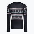 Moteriški termoaktyvūs marškinėliai ilgomis rankovėmis  Surfanic Cozy Limited Edition Crew Neck black fairisle 5