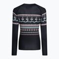 Moteriški termoaktyvūs marškinėliai Surfanic Cozy Limited Edition Crew Neck black fairisle 5