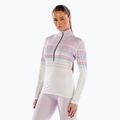 Moteriški termoaktyvūs marškinėliai ilgomis rankovėmis Surfanic Cozy CarbonDri Limited Edition Zip Neck pink