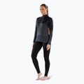 Moteriški termoaktyvūs marškinėliai ilgomis rankovėmis Surfanic Cozy CarbonDri Limited Edition Zip Neck black 2
