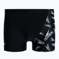 Vyriški Speedo Allover V-Cut Aquqshort maudymosi bokseriai black 68-09734F392