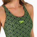 Speedo moteriškas vientisas maudymosi kostiumėlis Boomstar Allover Muscleback black/yellow 68-12299A599 4
