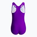 Speedo Digital Placement vaikiškas vientisas maudymosi kostiumėlis violetinės ir juodos spalvų 2