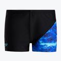 Speedo Digital Allover X Panel Aquashort vaikų maudymosi bokseriai juodi 68-12866G021